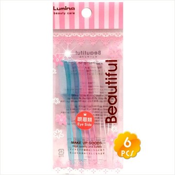 L-B00189攜帶便利型-單排眉梳(6入) [52673]