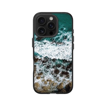 iPhone 16 Pro Clear 酷墨灰 - Chi Po-Lin 齊柏林《看見台灣》系列 - 墾丁白沙灣