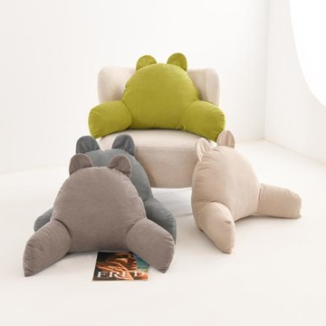 跨境專供辦公桌趴睡枕學生腰靠護腰靠枕床上靠墊大靠背抱枕護腰枕