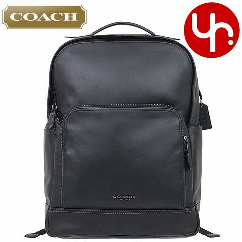 コーチ Coach バッグ リュック F ブラック グラハム スムース カーフ レザー バックパック アウトレット メンズ レディース 通販 Lineポイント最大0 5 Get Lineショッピング