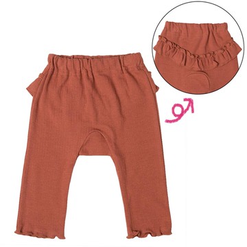 akachan honpo - 屁屁荷葉邊褲-紅色