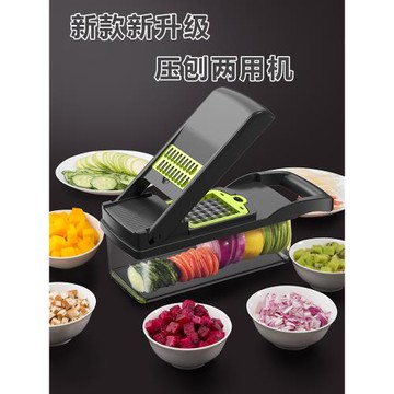 切菜器多功能新款土豆切片黃瓜切絲胡蘿卜刨絲器切丁顆粒廚房神器