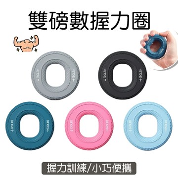【現貨】雙磅數握力圈 防滑矽膠握力圈 握力環 手指復健 重量訓練 辦公室紓壓 O型圓形握力器