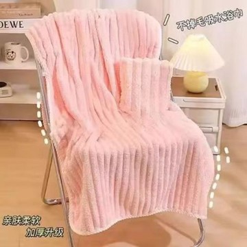 糖果奶條椰椰浴巾柔軟加大加厚吸水速干洗澡巾男女家用情侶裹巾