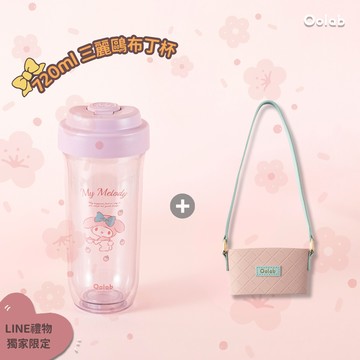 LINE禮物獨家【Oolab良杯製所】720ml三麗鷗布丁杯+冰淇淋杯提袋🚗快速出貨