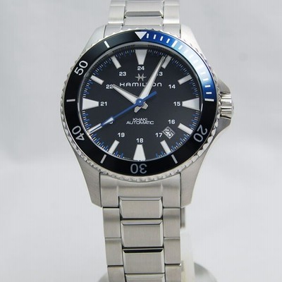 HAMILTON ハミルトン カーキ ネイビー スキューバ オート 40mm メンズ 腕時計 ブラック H82315131