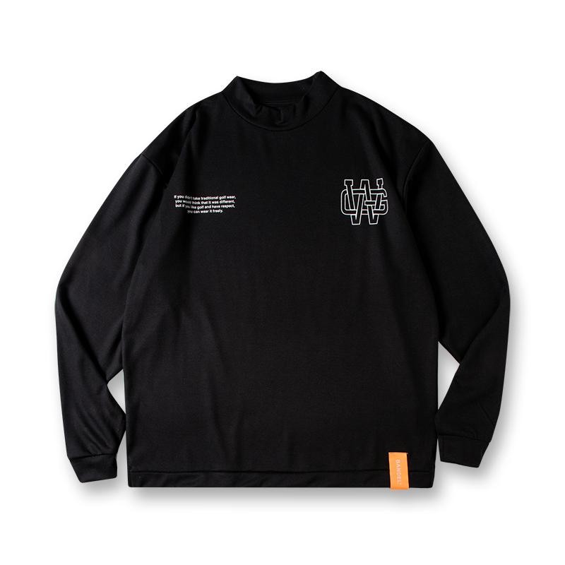 バンデル BANDEL ゴルフ モックネック WG COLLEGE LOGO L/S MOC ゴルフ