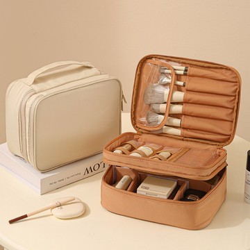 【GSBD】多功能洗漱化妝收納包 牛津布分隔手提包 出差旅行收納必備