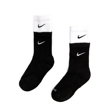 Nike Everyday Plus Cushioned 訓練低筒襪 黑白 雙層 襪子 男女款 DH4058-011 [台灣現貨]