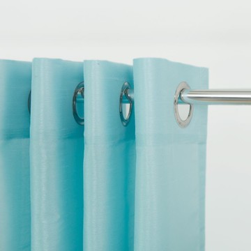 Charmeuse Uncoated Eyelet Curtain 138x220cm