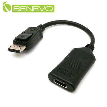 BENEVO主動式 DP轉HDMI訊號轉換器，支援最多6螢幕顯示
