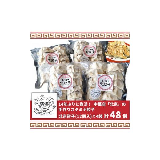 ふるさと納税 新潟県 南魚沼市 餃子 ぎょうざ 野菜餃子 手作り餃子 1袋(350ｇ／12個入) 4袋 計48個(1.4kg) 国産 冷凍 惣菜 手作り 新潟県 南魚沼市 コメトハナ…