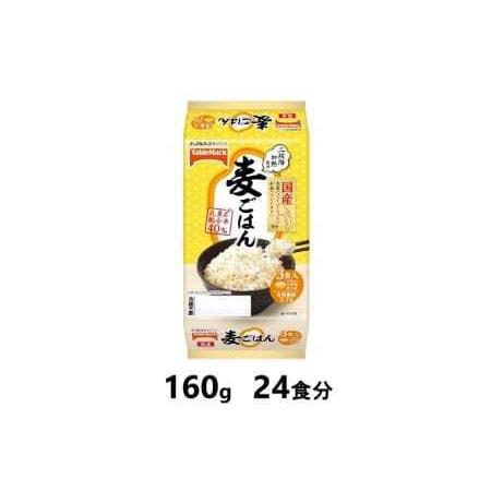 ふるさと納税 麦ごはん　160g×24食分　／テーブルマーク　パックごはん 新潟県南魚沼市