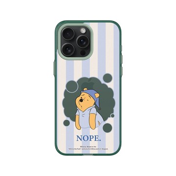 iPhone 15 Pro Max Clear 憂墨綠 - 迪士尼-小熊維尼 Disney Winnie The Pooh - 做白日夢