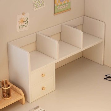 【含稅/免運】 書架桌面置物架簡易學生書桌收納多層架子辦公室臥室桌上小型書柜