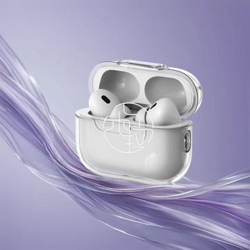 新款 透明耳機殼 閃粉 耳機保護套 適用 Air Pods Pro 2 3 耳機套 Air Pods 4 3 耳機防摔殼