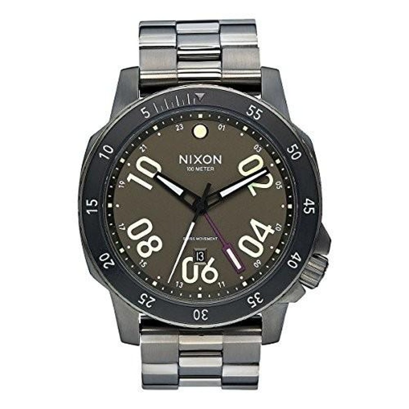 腕時計 ニクソン アメリカ A9411418-00 NIXON Ranger GMT All Gunmetal