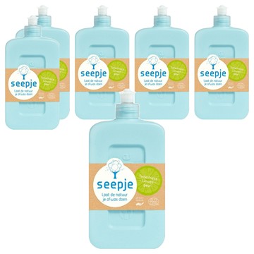 seepje 喜雅 無患子洗碗精 萊姆  500ml  6瓶