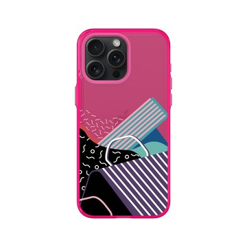 iPhone 15 Pro Max Clear 粉漾桃 - Curious 80’s  好奇八O - 一波接一波