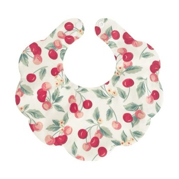 【安琪兒婦嬰百貨】棉嬰庫 MianYingKu 韓版花瓣圍兜/嬰兒圍兜/口水巾 (櫻桃紅)