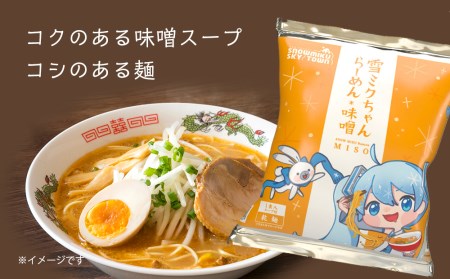 雪ミクちゃん＊ラーメン(味噌味)10食セット