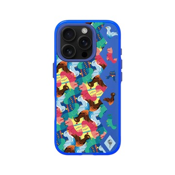 iPhone 16 Pro Clear 激光藍 - MITSUME - Colorful animals