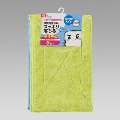 レック 激落ちマイクロファイバーぞうきん５枚入
