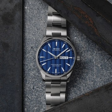 MIDO美度 官方授權 MULTIFORT先鋒系列 天文台認證日期顯示機械腕錶 聖誕節 禮物 送禮 42mm/M0384311104100