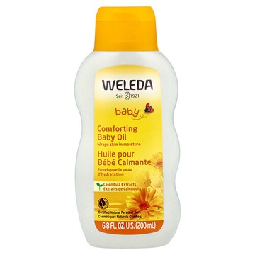 Weleda, 嬰兒，舒適嬰兒油，金盞花提取物，6.8 盎司（200 毫升）