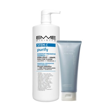 EMME 葡萄多酚平衡洗髮精1000mL+鉑金光感水凝髮膜200g