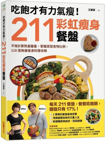 吃飽才有力氣瘦！211彩虹瘦身餐盤：不用計算熱量醣量，掌握原型食物比例，118道無[二手書_良好]