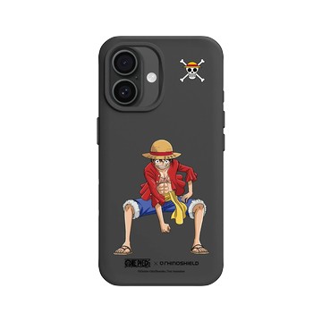 iPhone 16 SolidX 黑 - 航海王 One Piece - 角色系列-魯夫