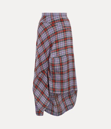Vivienne Westwood Aeroplane Skirt Louth Tartan 40 Women