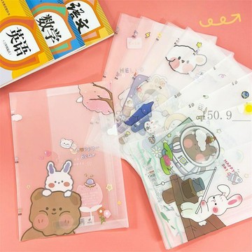🌟臺灣出貨🌟ins高顏值可愛卡通書套初中小學生語數英課本16K練習冊a4書皮 書套 書衣 布書套 書皮