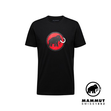 【Mammut長毛象】Mammut Core T-Shirt Classic M 機能短袖T恤 男款 黑色 #1017-05891