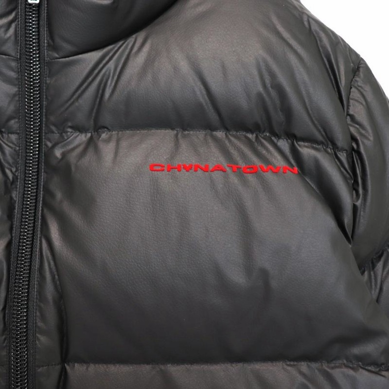 ALEXANDER WANG CHYNATOWN PLEATHER NYLON PUFFER JACKET