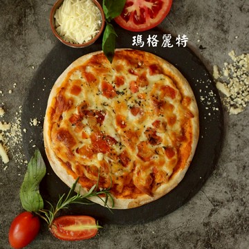 怪獸食品冷凍6吋手工披薩~瑪格麗特(奶素)【每片約131±5公克】 《大欣亨》B353015