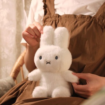 miffy 25cm 長毛絨公仔 白色