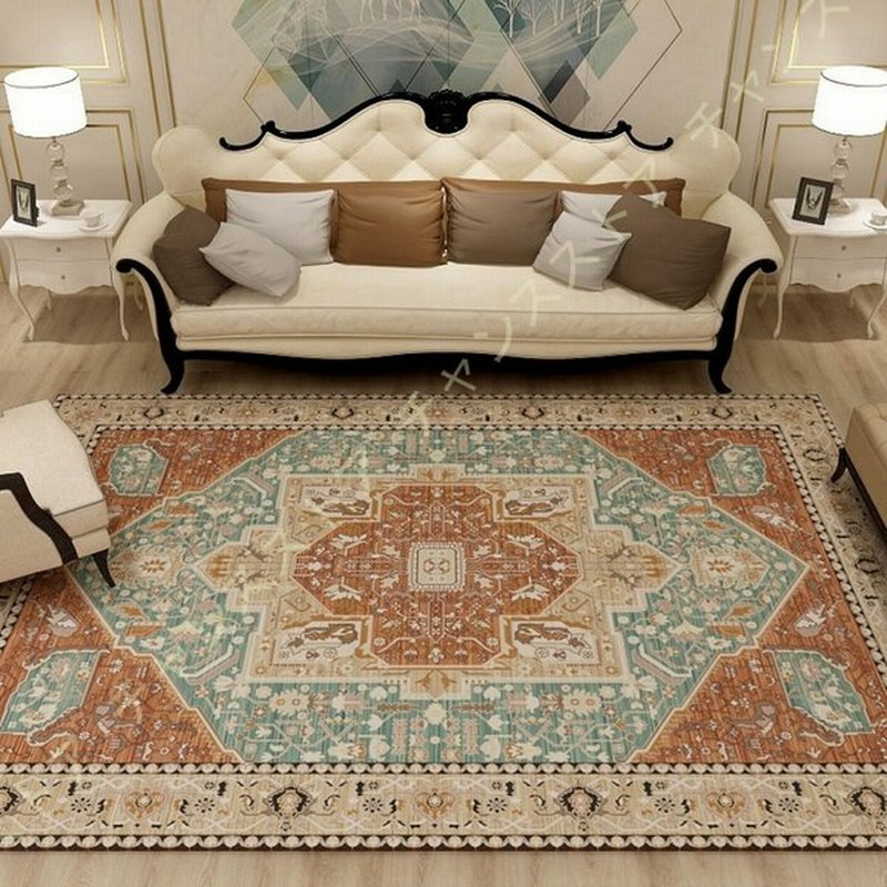 ラグ 洗える おしゃれ ラグマット 夏用 北欧 モダン エスニックスタイル モロッコ風 花柄 華やか ペルシャ風 ラグカーペット ノンスリップ 軽量 春 通販 Lineポイント最大0 5 Get Lineショッピング