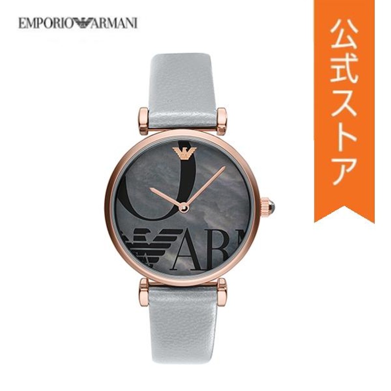 EMPORIO ARMANI タイムセール! 50%OFF エンポリオ アルマーニ 腕時計 レディース アナログ 時計 レザー ブルー AR11344  EMPORIO ARMANI 公式 レディース腕時計