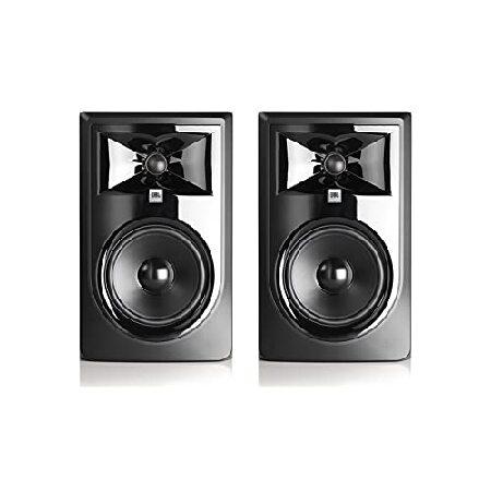 JBL 306P MKII Powered 6-Inch Two-Way Studio Monitor Bundle (Pair) (2 Items) 並行輸入品