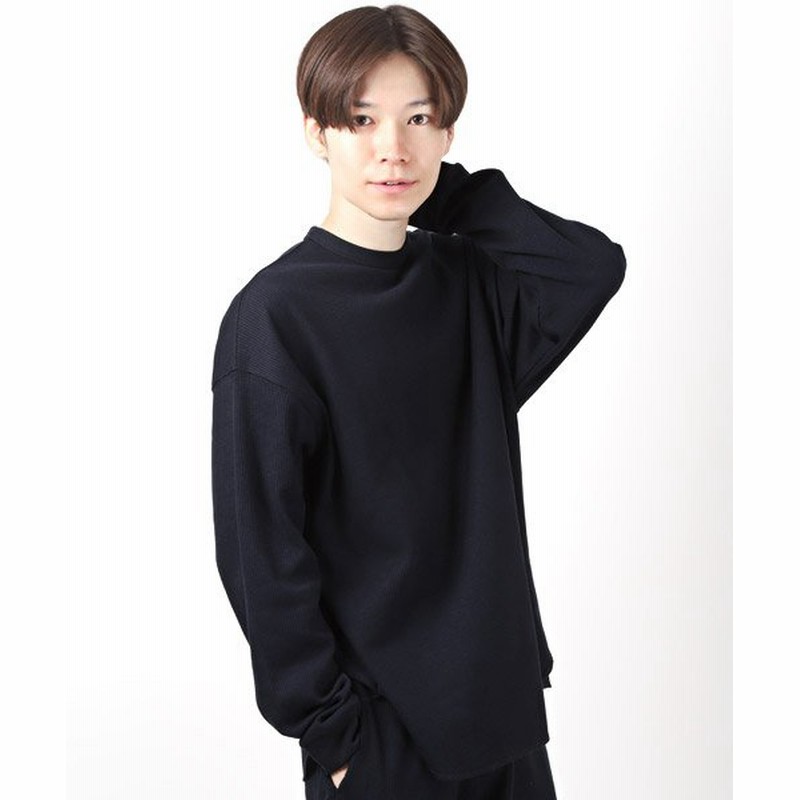 Luxstyle ワッフルクルーネックロンt ロンt メンズ 長袖tシャツ ワッフル クルーネック グレー 通販 Lineポイント最大get Lineショッピング