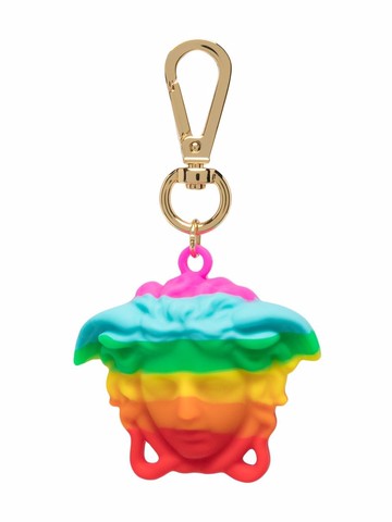 Versace Kids - Medusa pendant keyring - kids - Plastic - One Size - Blue