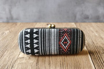 原住民 圖騰文青 眼鏡盒 筆盒 口金盒 硬殼眼鏡盒