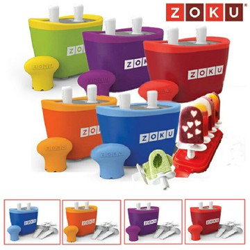 【贈冰棒模具組】美國 ZOKU ZK107 快速製冰棒機 (二支裝)