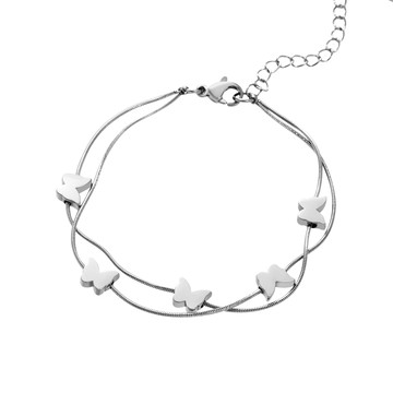 [鋼飾] 逐夢之蝶手鍊 / 2色 / Chasing Dreams Butterfly Bracelet