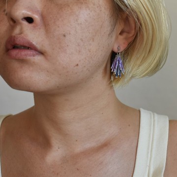 【mini】蝶豆花 / 銀色