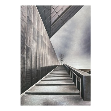御畫房 當代國家級展覽畫家 抽象系列手繪油畫70×100cm(DB-160)