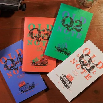 2023老派手帳：四季套組４入／無時效【報時光】 TAAZE讀冊生活