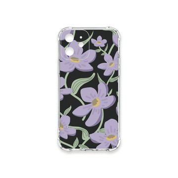 iPhone 12 mini 殼 TRON IPhone 12 MINI 平塗手繪花B款 四角防摔殼 手機殼